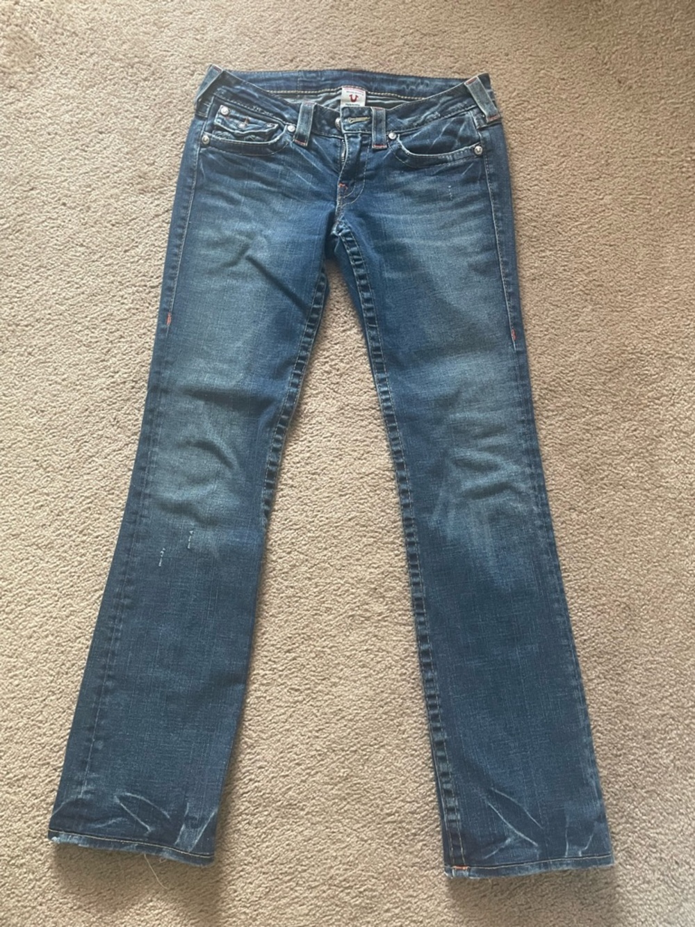 True Religion Women's Blue Boot-Cut Jeans